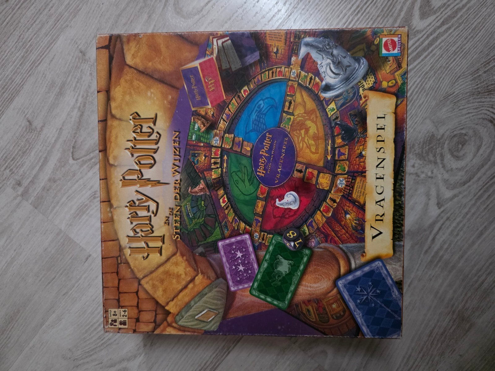 Harry Potter en de Steen der Wijzen Vragenspel, Drie of vier spelers, Ophalen of Verzenden, Zo goed als nieuw, Mattel