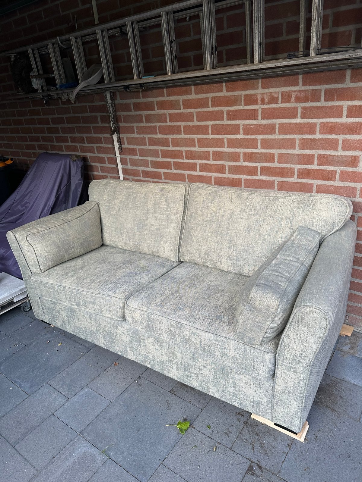 Zo goed als nieuwe tweepersoonsbank, Ophalen, 150 tot 200 cm, Tweepersoons, 75 tot 100 cm