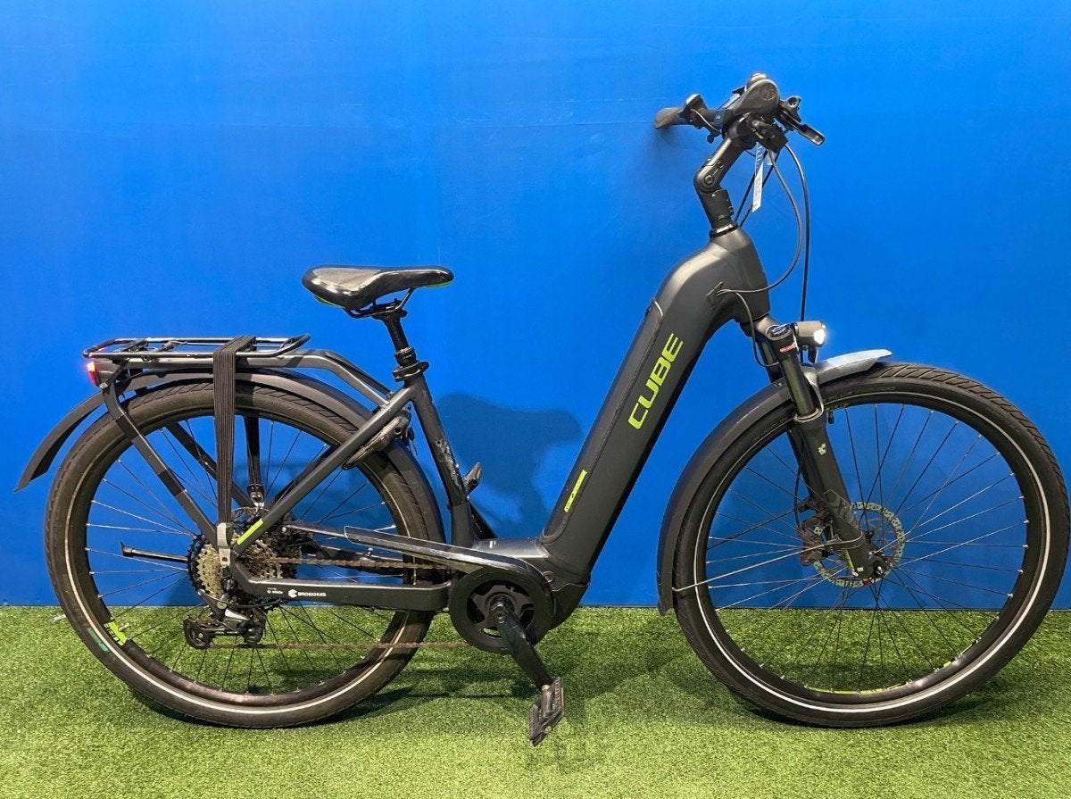 Cube Touring Performance L. 500Wh Dames Grijs 50cm, Fietsen en Brommers, Ophalen, Gebruikt, -, -