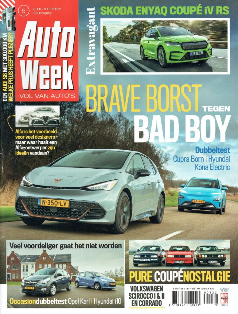 Autoweek 2022 nr. 5 (oa. Cupra Born & Hyundai Kona Electric), Verzenden, Gelezen, Algemeen