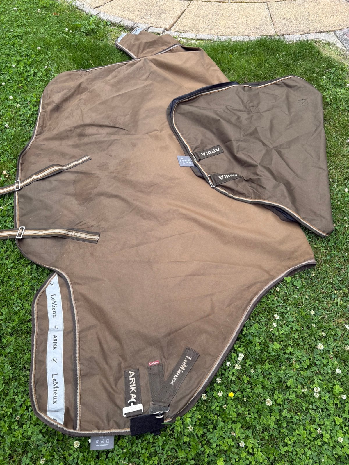 Lemieux regendeken 0 gram 6.3, Dieren en Toebehoren, Paarden en Pony's | Dekens en Dekjes, Ophalen of Verzenden, Gebruikt, Bruin