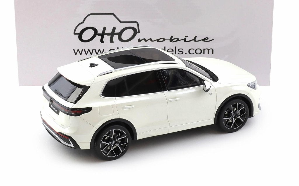 VOLKSWAGEN TIGUAN E TSI R-LINE WIT '24 1/18 OTTO ref. OT1219, Hobby en Vrije tijd, Modelauto's | 1:18, Verzenden, Nieuw, Auto