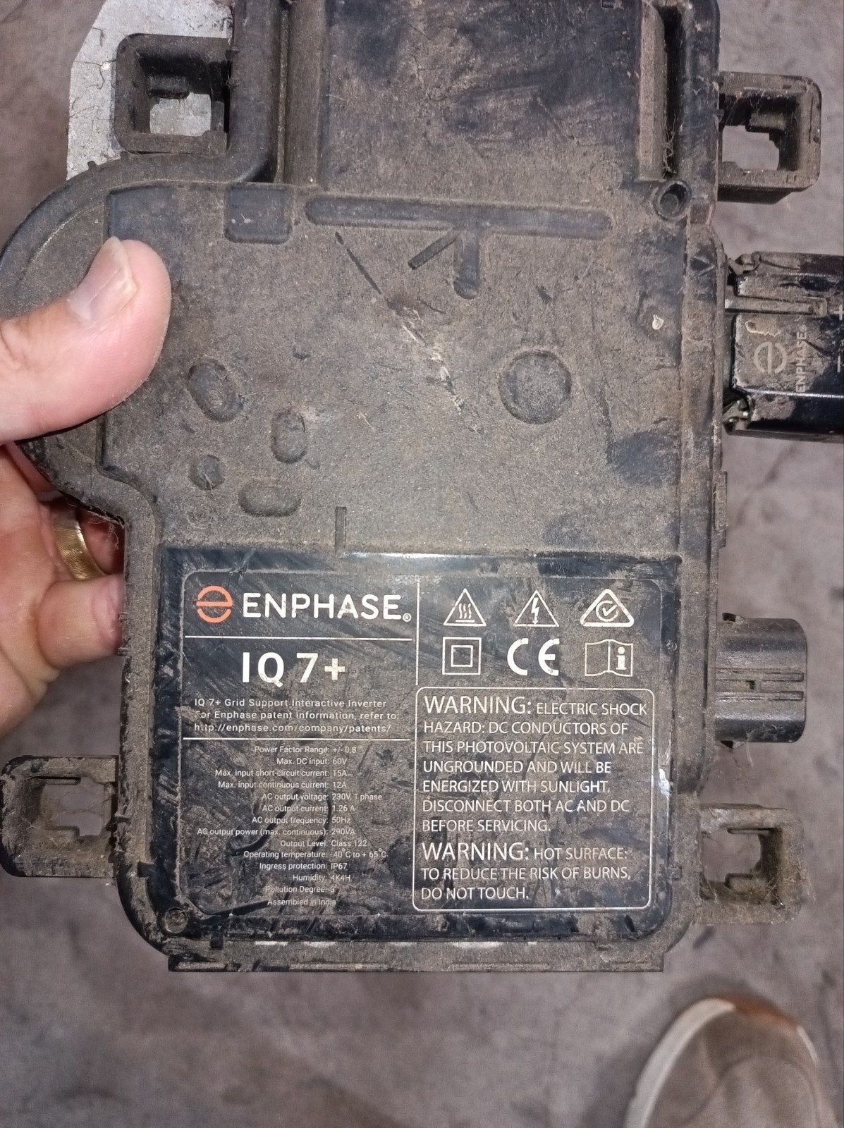 enphase iq7 micro omvormer 18 stuks, Ophalen of Verzenden, Gebruikt