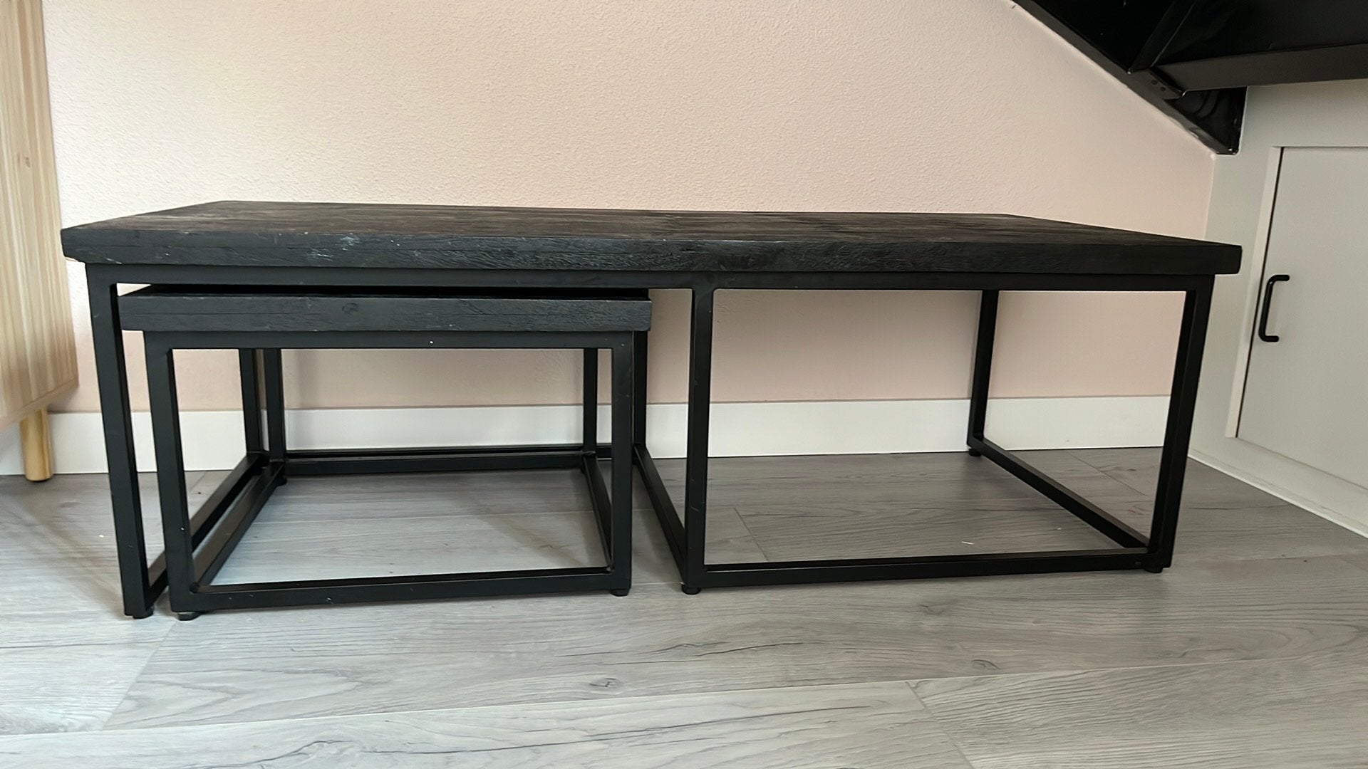 Salontafel set - 3-delig, Ophalen, Gebruikt, 100 tot 150 cm, 50 tot 100 cm