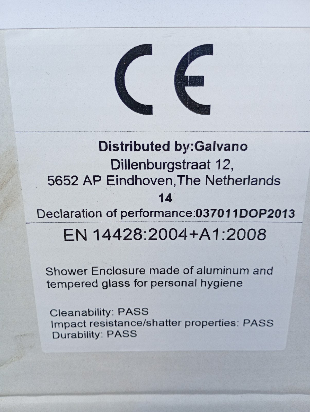 Free Mix Inloopdouche Zijwand Chroom 49x200 cm 8mm Glas, Ophalen, Nieuw, Met douche