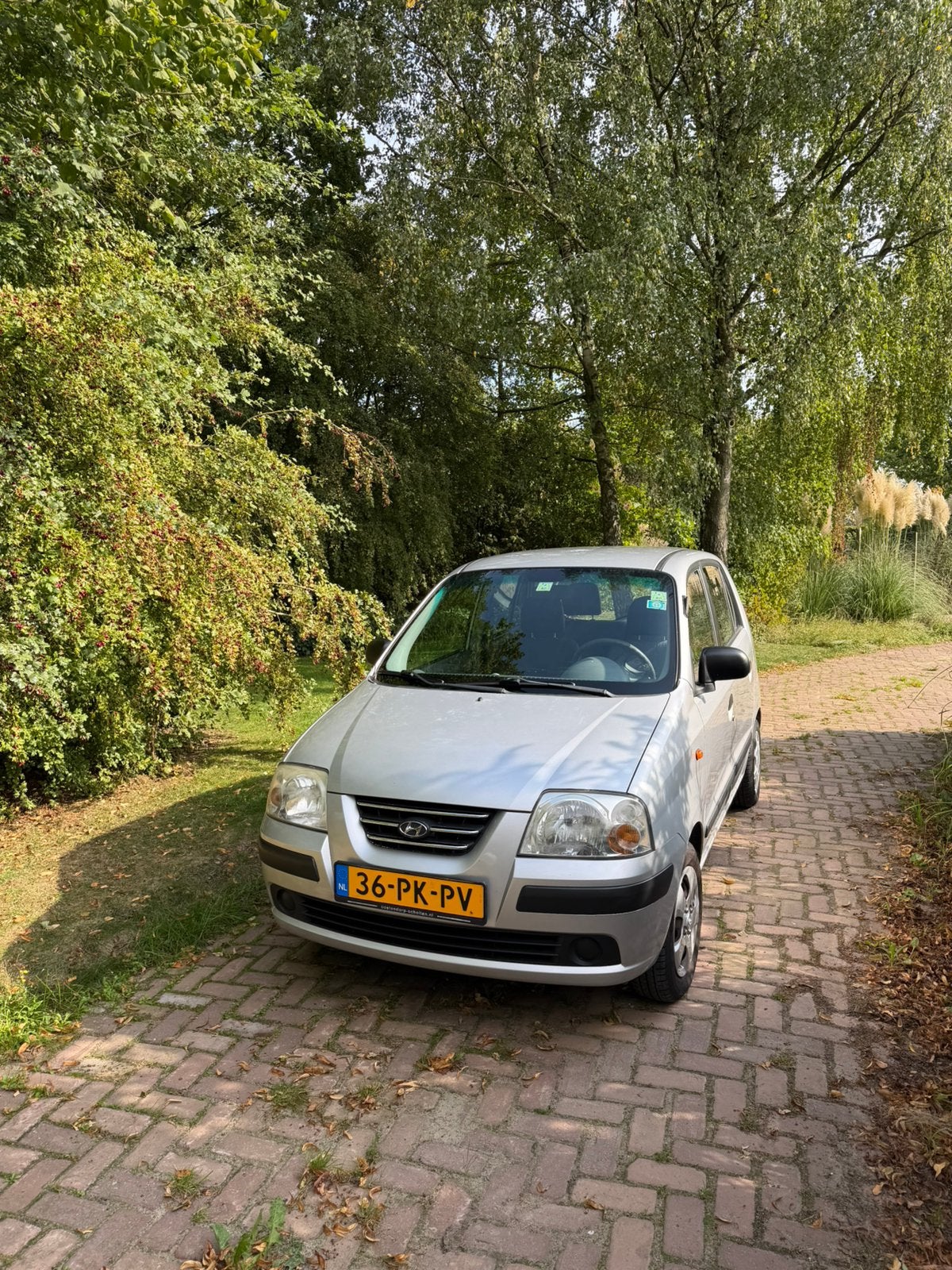 Hyundai Atos-Prime (2004) | APK tot 10-2027 | Trekhaak, Auto's, Voorwielaandrijving, 31 €/maand, 4 cilinders, Leder en Stof