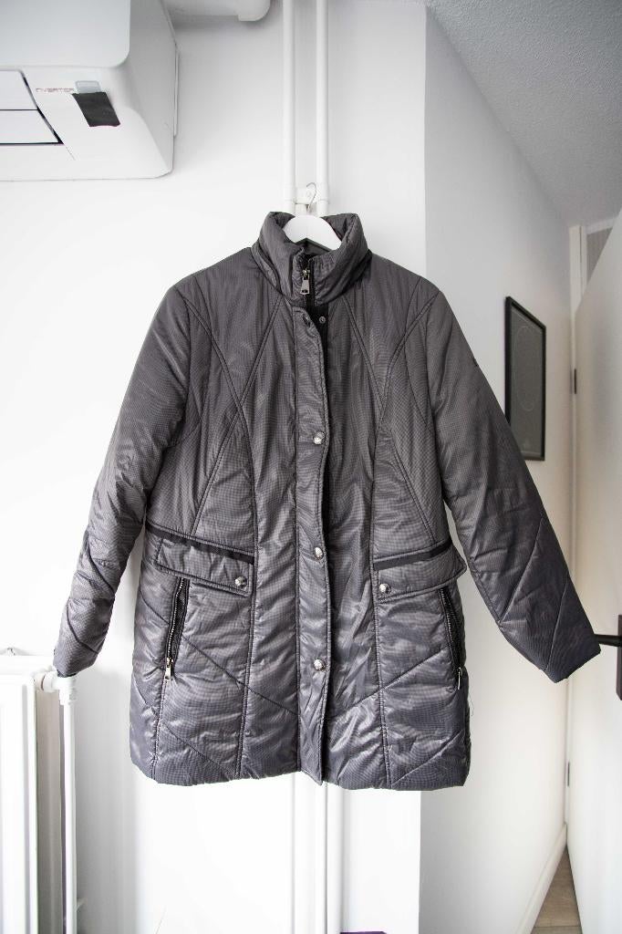Grijze winterjas Gerry Weber maat 46, Kleding | Dames, Jassen | Winter, Maat 46/48 (XL) of groter, Ophalen of Verzenden, Grijs