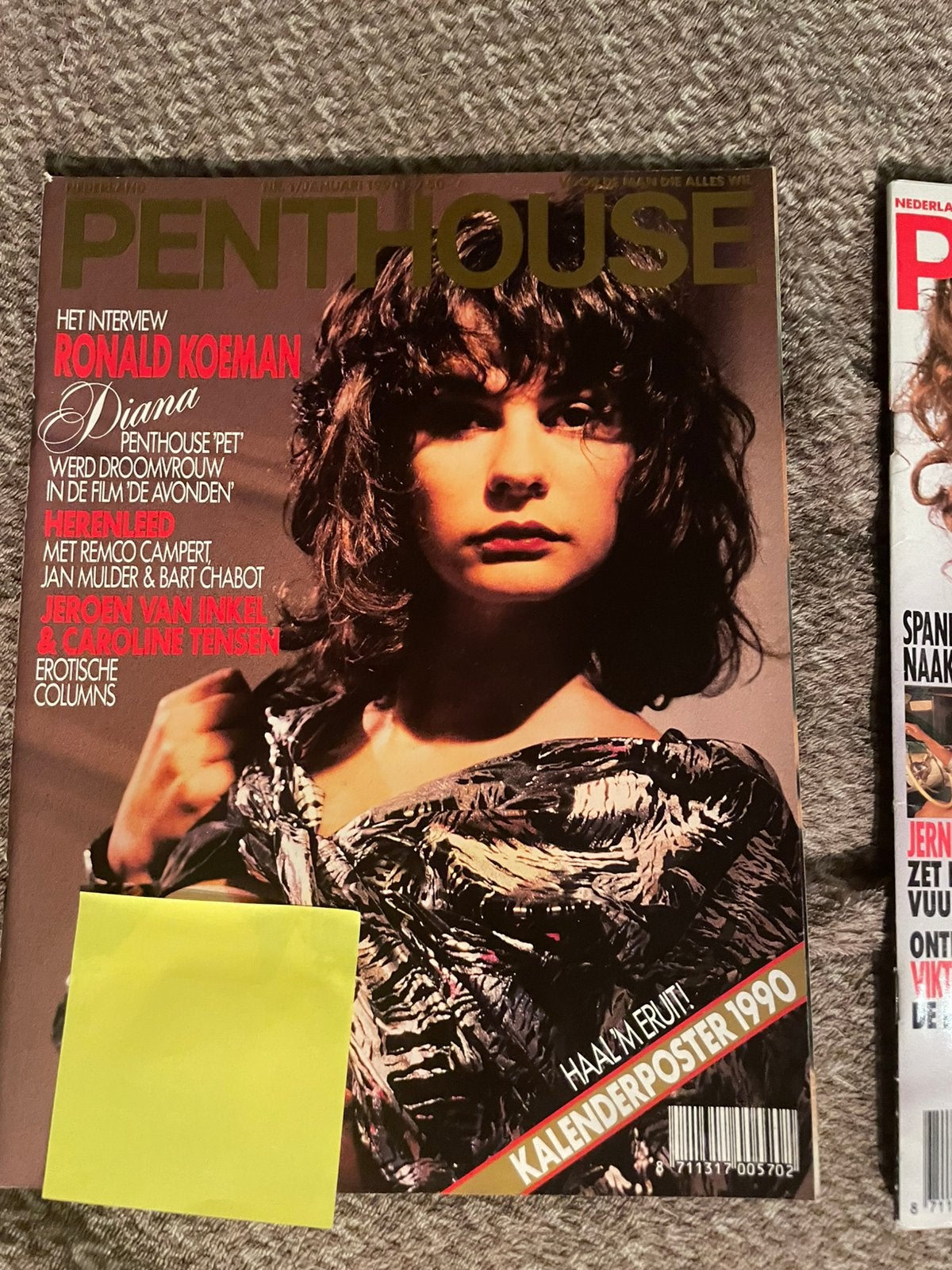Vintage Penthouse jaargang jan 1990, Boeken, Tijdschriften en Kranten, Zo goed als nieuw, Ophalen of Verzenden