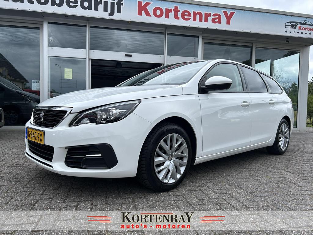 Peugeot 308 SW 1.2 PureTech Blue Lease airco/cruise control/, Voorwielaandrijving, Stof, Gebruikt, Euro 6