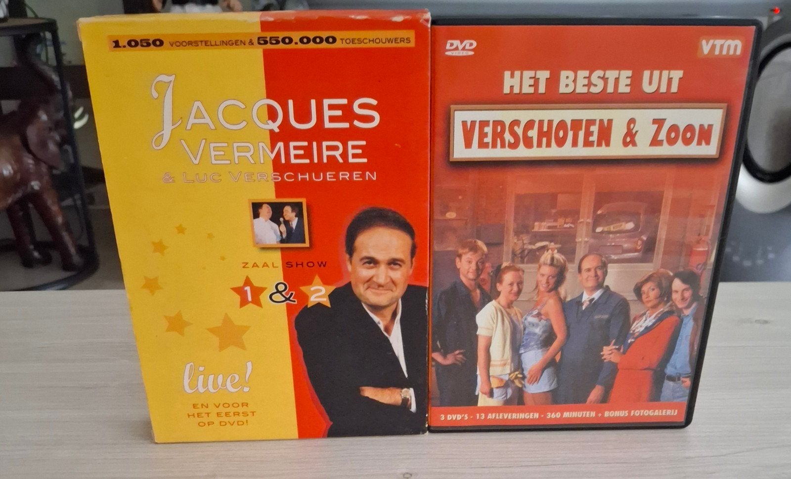 dvd collectie vlaamse tv serie verschoten en zoon + extra, Cd's en Dvd's, Dvd's | Tv en Series, Alle leeftijden, Ophalen of Verzenden