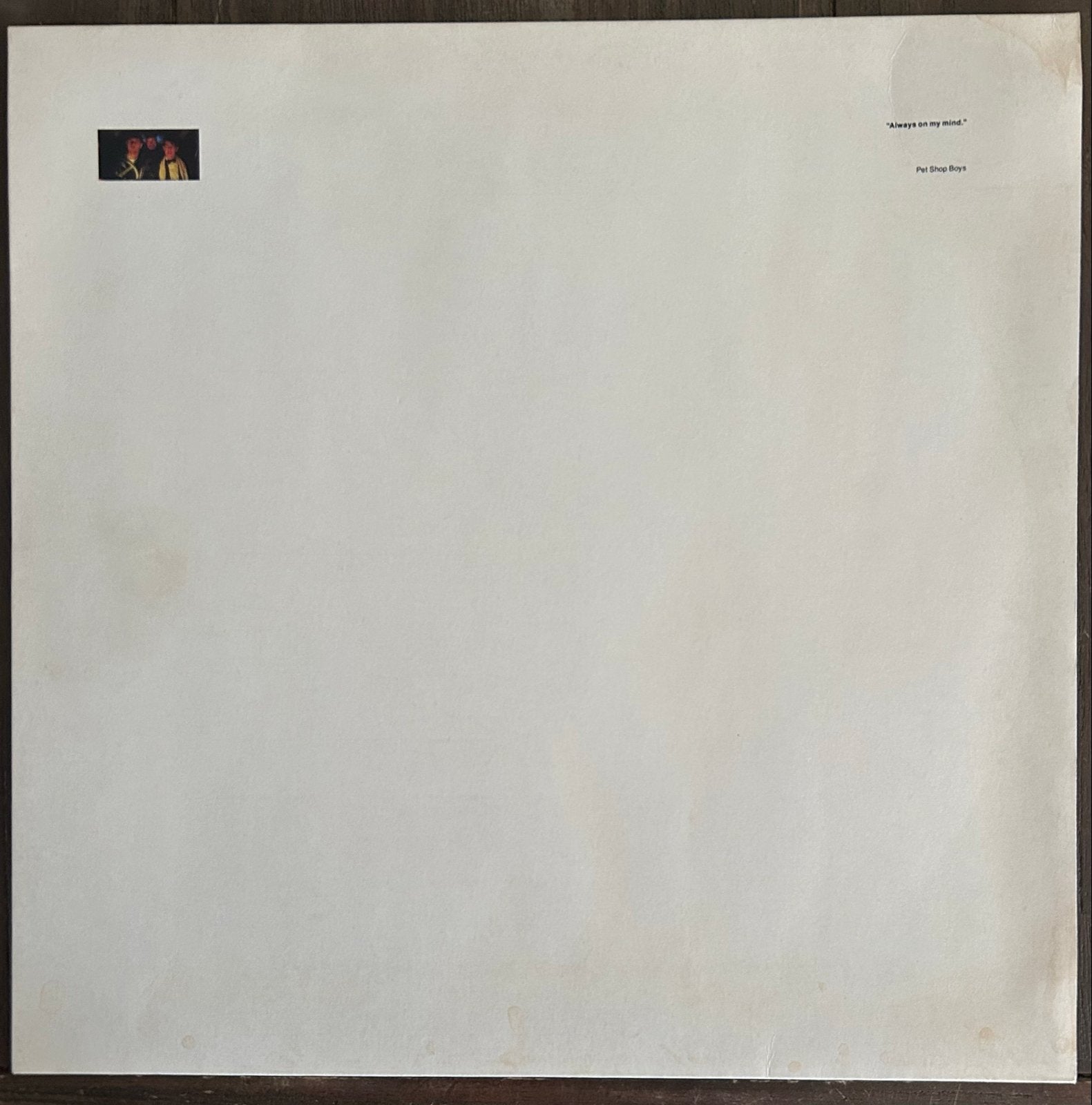 Pet Shop Boys - Always On My Mind (12 inch vinyl), LP, Gebruikt, Ophalen of Verzenden, 12 inch