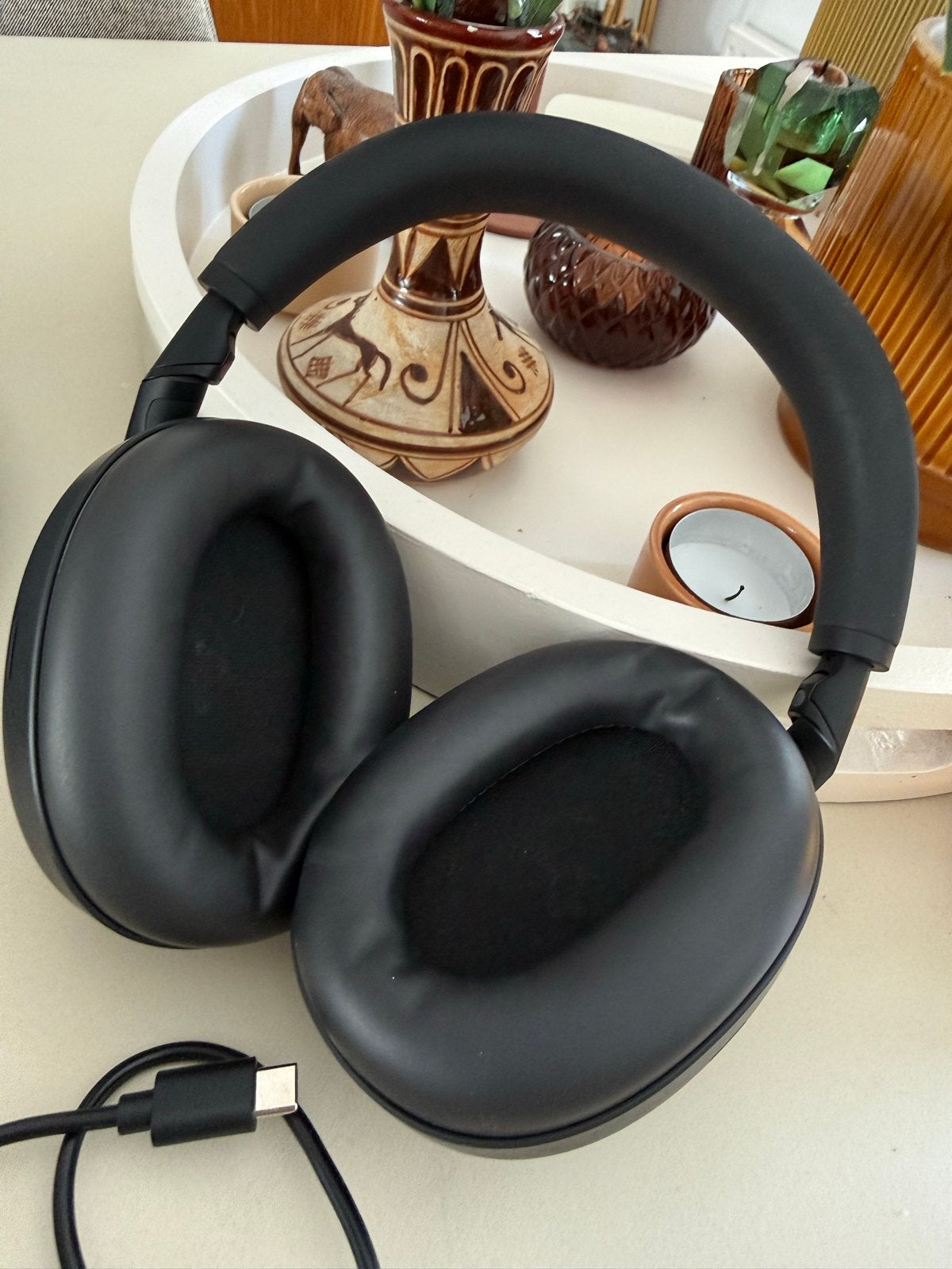 Sony WH-1000XM5 Draadloze Noise-Cancelling Hoofdtelefoon, Audio, Tv en Foto, Koptelefoons, Ophalen, Zo goed als nieuw, Over oor (circumaural)