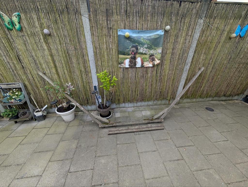 Hangmat houder, Ophalen, Gebruikt, Eenpersoons, Buiten