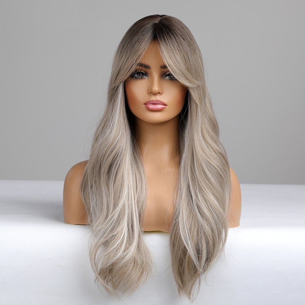 Lange Lichte Blonde Ombre Vrouwen Pruik Dames Blond Haar, Sieraden, Tassen en Uiterlijk, Uiterlijk | Haarverzorging, Verzenden