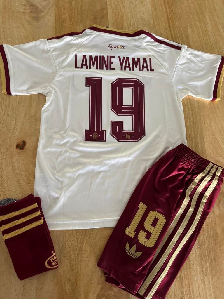 Spanje WK2026 tenue Lamine Yamal #19, Maat XS of kleiner, Verzenden, Zo goed als nieuw, Shirt