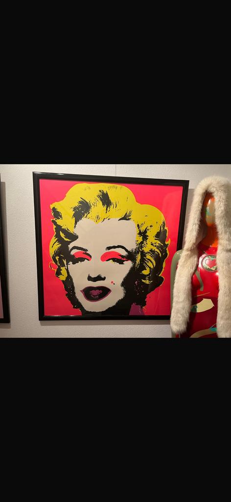 Zeefdruk uit de befaamde Marilyn Monroe seri van Andy Warhol, Ophalen of Verzenden