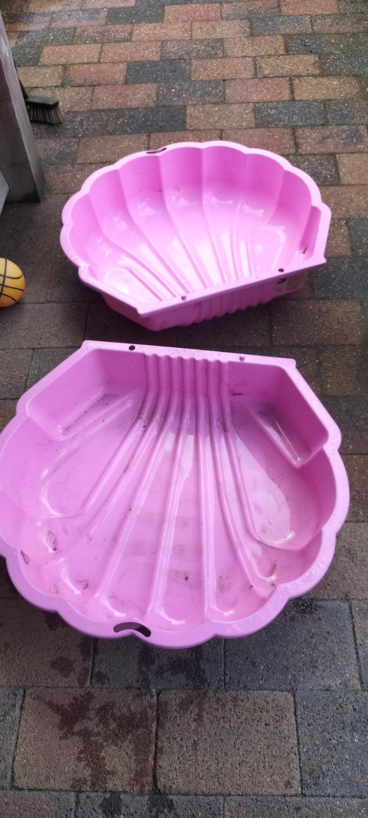 Roze schelp zandbak, Kinderen en Baby's, Speelgoed | Buiten | Zandbakken, Ophalen