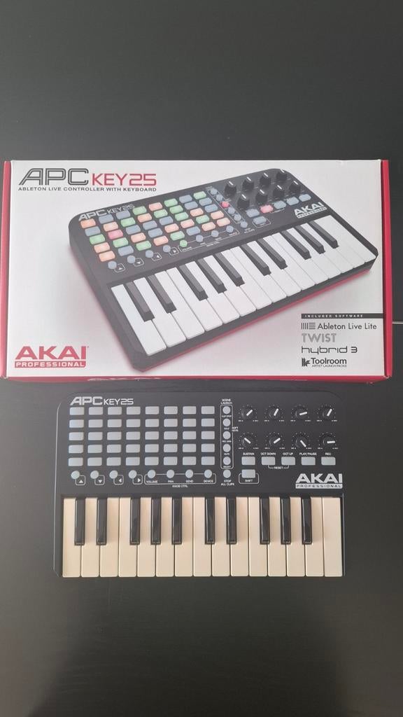 Akai APC Key25 MIDI Controller, Muziek en Instrumenten, Overige merken, Gebruikt, Midi-aansluiting, Overige aantallen
