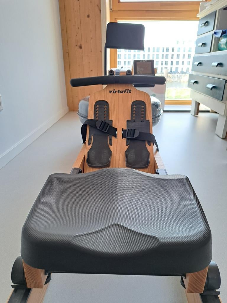 virtufit elite pro oak water resistance roeimachine, Sport en Fitness, Fitnessapparatuur, Ophalen, Overige materialen, Buik, Zo goed als nieuw