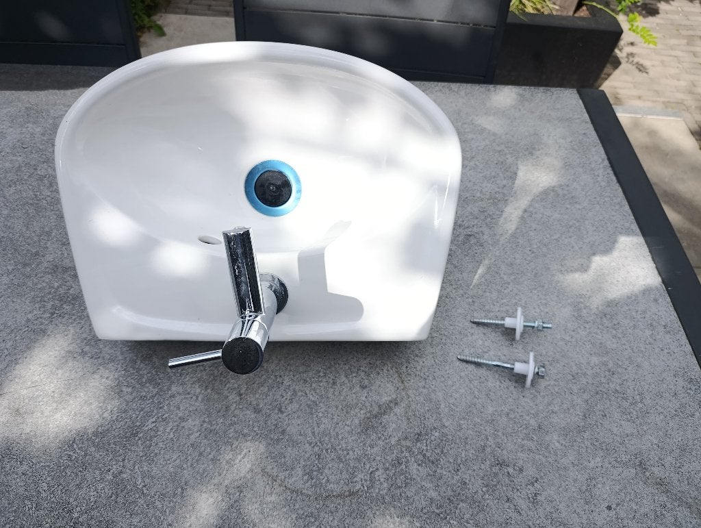 wastafeltje WC, Ophalen, Nieuw, Rvs, Toilet