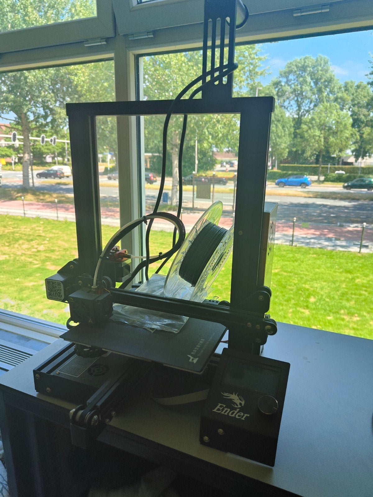 Creality Ender 3 V2 3D-printer - Zo goed als nieuw, Computers en Software, 3D Printers, Ophalen, Zo goed als nieuw, Filament, Creality