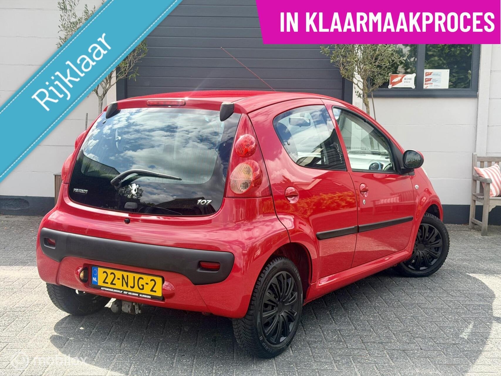 Peugeot 107 1.0-12V|RIJKLAAR|1EIG|A-C|ISOFIX|AUX|NAP|GARANTY, Auto's, Voorwielaandrijving, Stof, Gebruikt, 4 stoelen