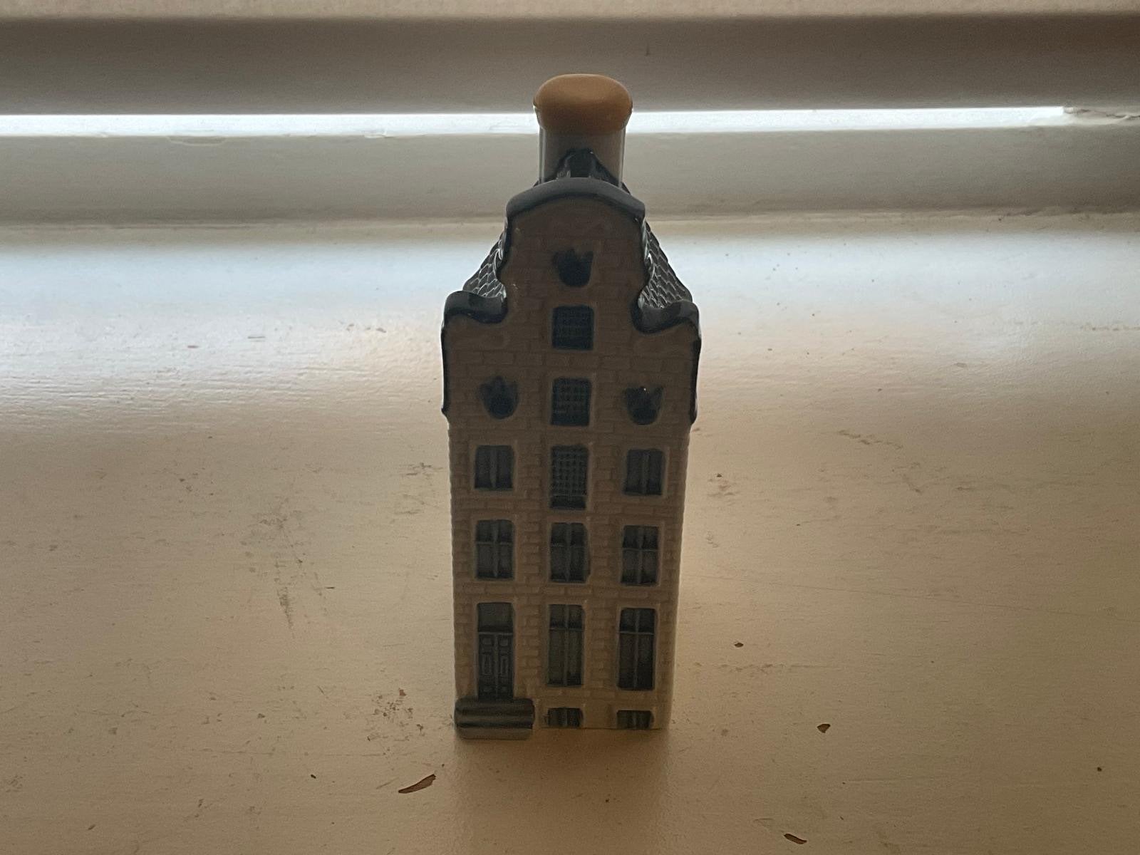Delfts Blauw KLM huisjes- miniatuur grachtenpand 14 stuks, Verzamelen, Beelden en Beeldjes, Ophalen, Zo goed als nieuw, Overige typen