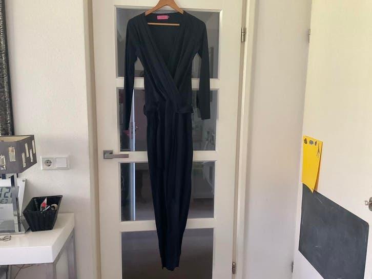 Studio Anneloes jumpsuit heel donkerblauw/zwart maat XS, Kleding | Dames, Jumpsuits, Ophalen of Verzenden, Zo goed als nieuw, Maat 34 (XS) of kleiner