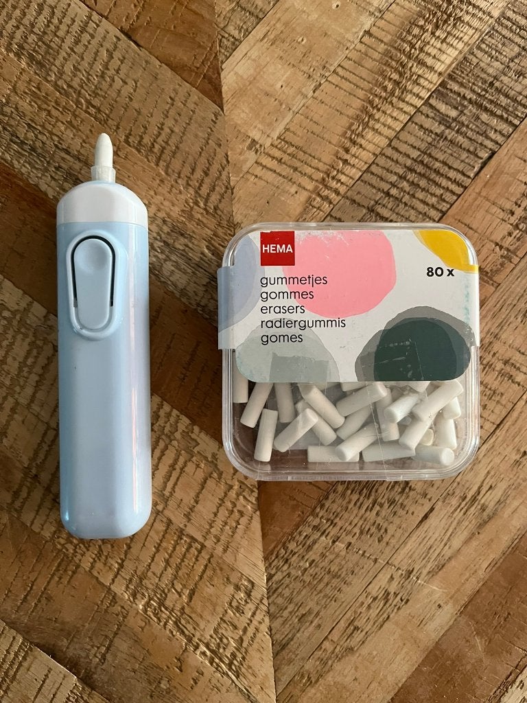 Electrische gum + extra gummetjes, Ophalen, Zo goed als nieuw, Overige typen