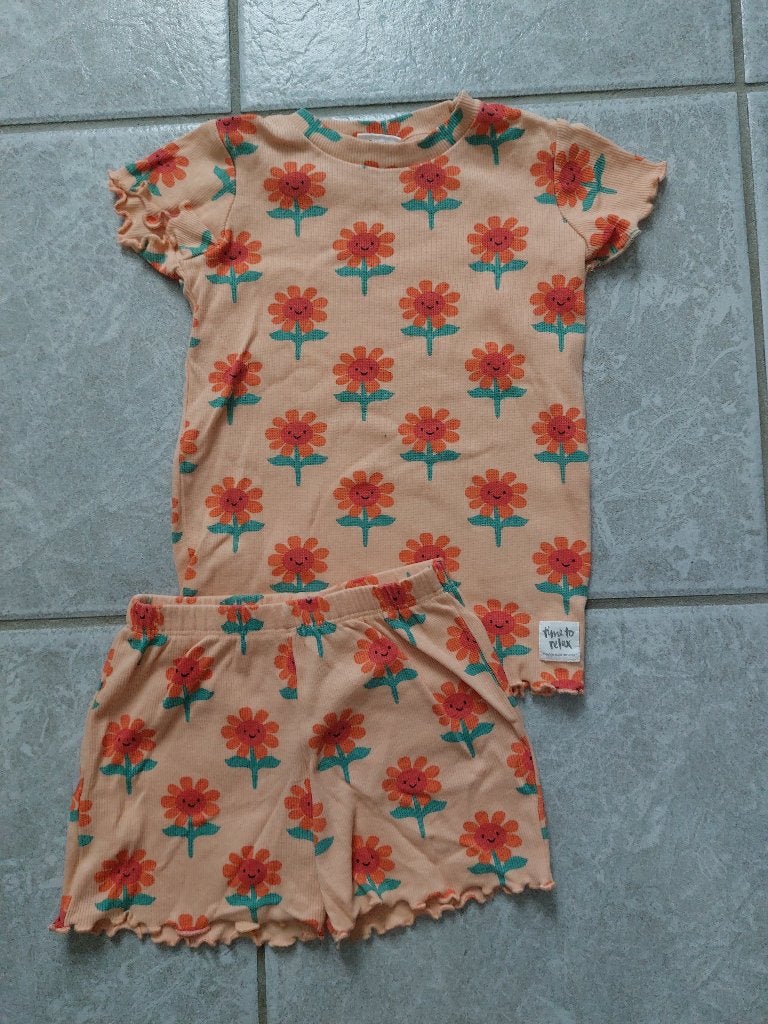 Mooie zomerse meisjes Feetje pyjama, mt 98, amper gedragen!, Ophalen of Verzenden, Zo goed als nieuw, Meisje, Nacht- of Onderkleding