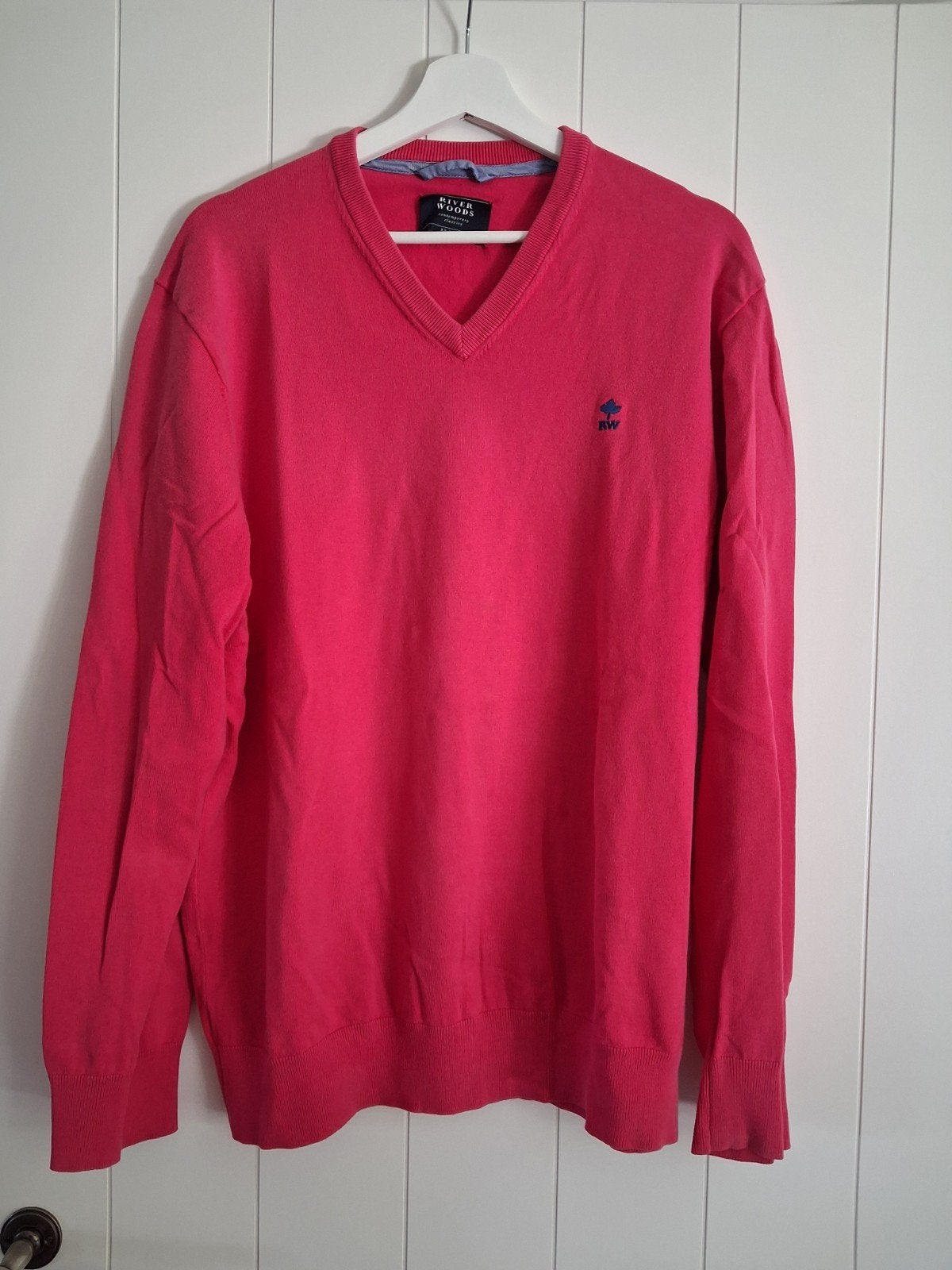 River Woods Cerise kleurige trui maat XXL, Kleding | Heren, Truien en Vesten, Overige maten, Ophalen of Verzenden, Zo goed als nieuw