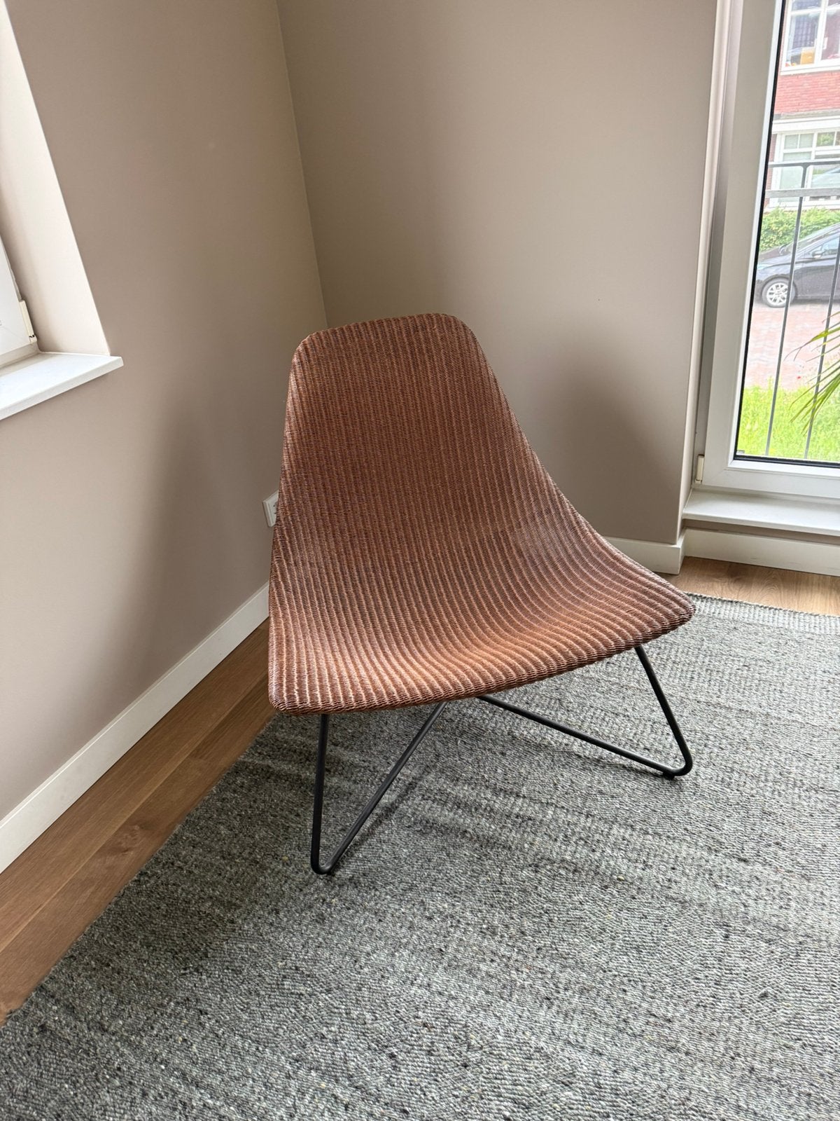 Bruine relax stoel ikea zgan, Ophalen, Zo goed als nieuw, Bruin, Eén