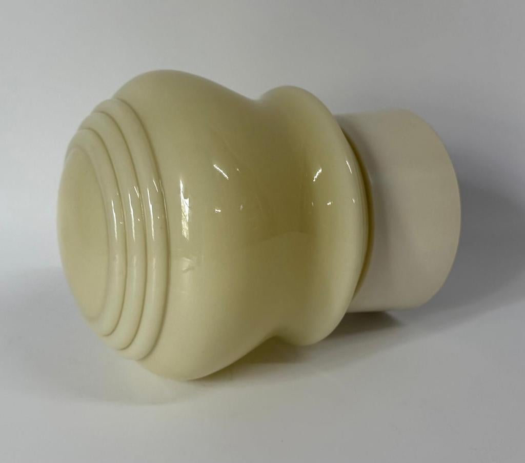 Vintage crème plafonnière Thabur Art Deco bakeliet, Huis en Inrichting, Lampen | Plafondlampen, Ophalen of Verzenden, Zo goed als nieuw