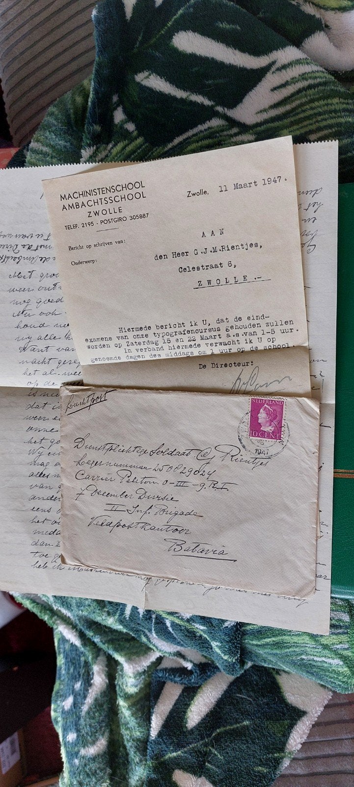 Veldpost Batavia brief, Ophalen of Verzenden, Brief