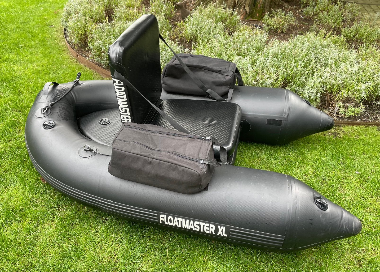 Floatmaster XL Bellyboat + Floatplus Compact 2 + Fishfinder, Ophalen, Zo goed als nieuw, Overige typen