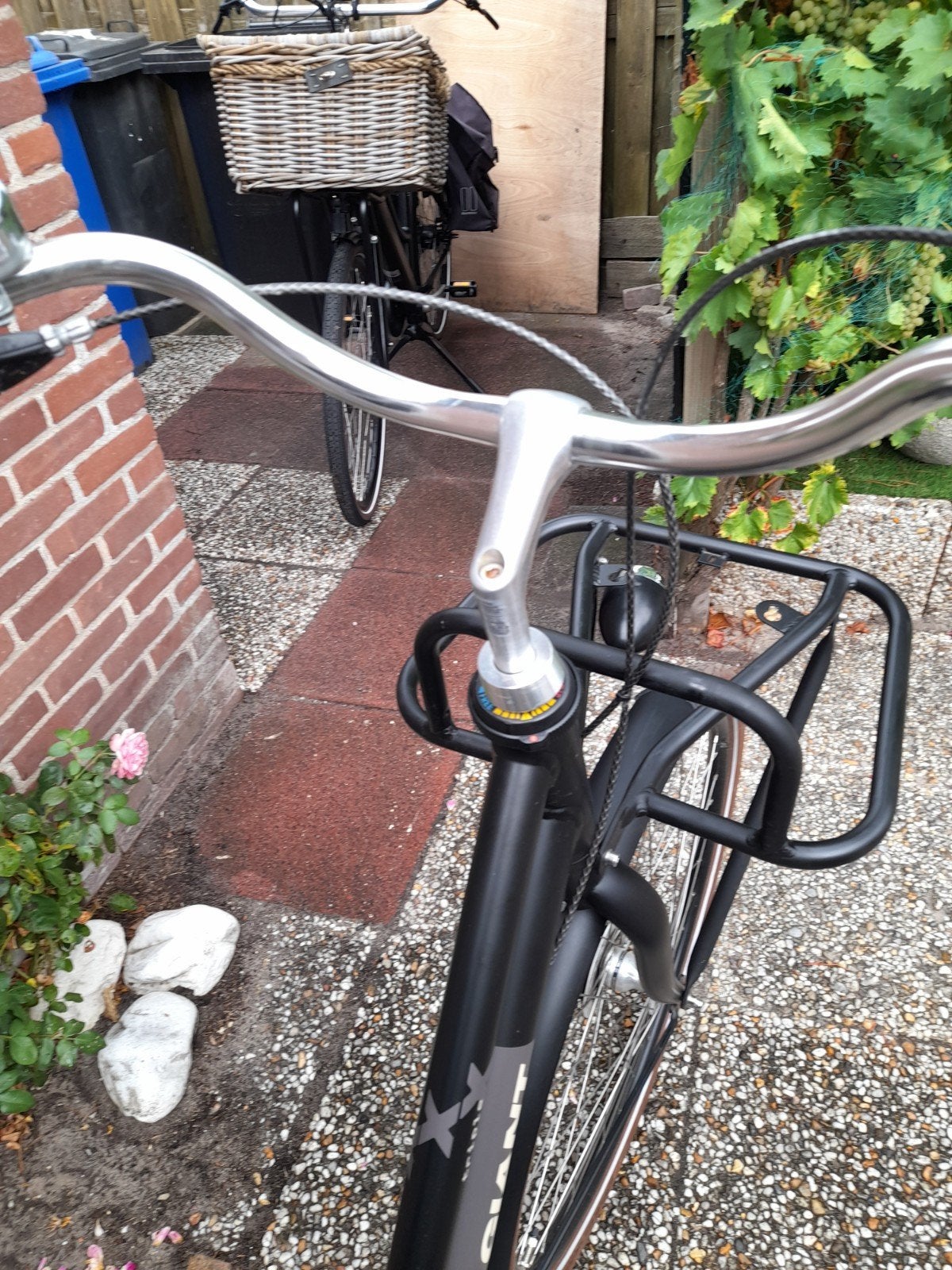 damestransportfiets zwart 49 inch, ziet er heel goed uitdeze, Fietsen en Brommers, Fietsen | Dames | Moederfietsen, Ophalen, Gebruikt