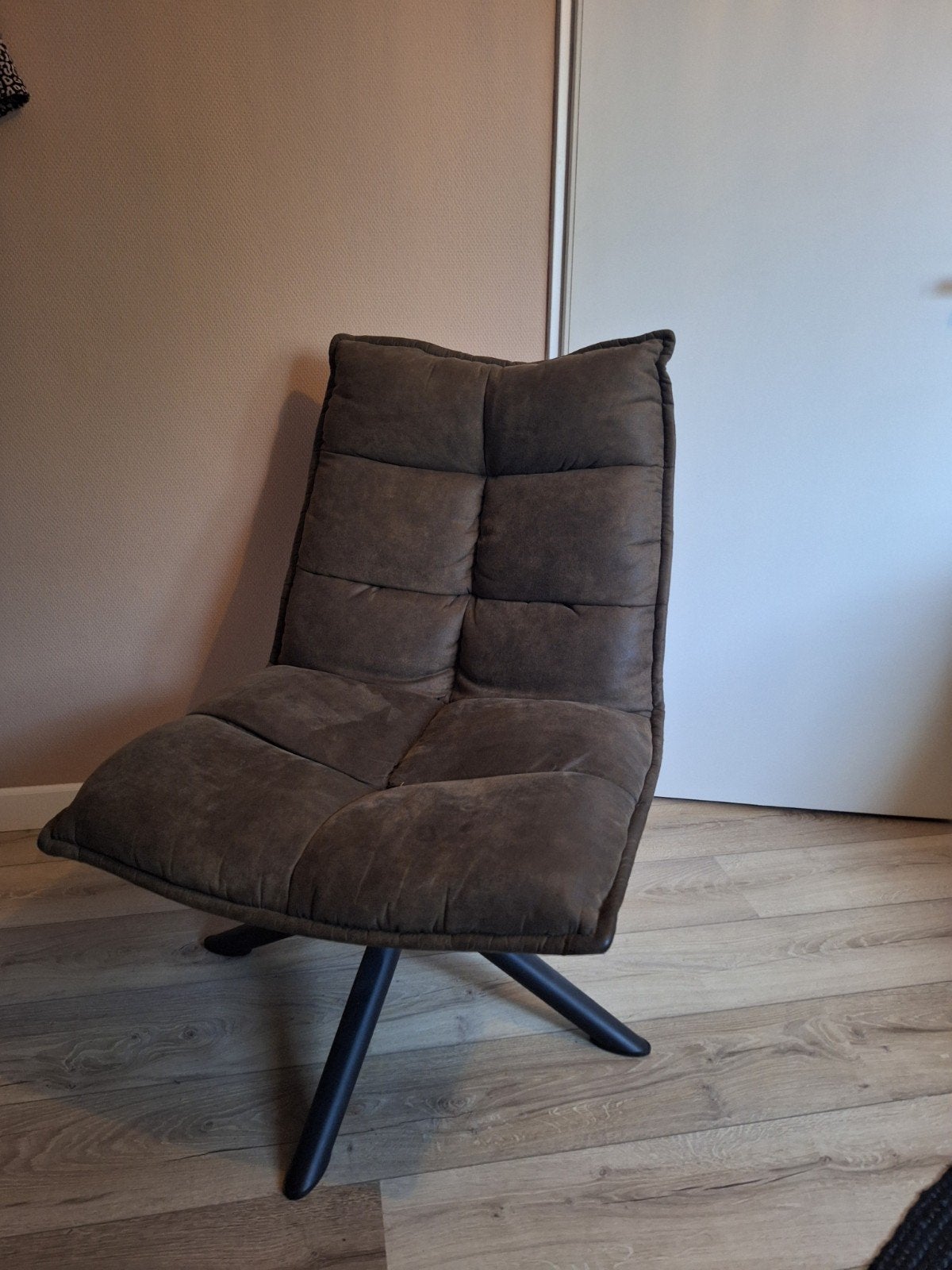 Fauteuil draaibaar / donkergroen (trendhopper), Ophalen, Overige kleuren, Zo goed als nieuw, Eén