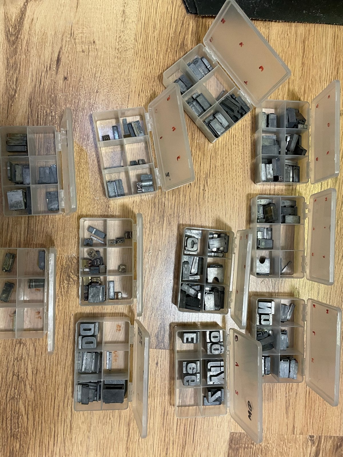 Diverse stempels en rollers - Alles in één koop, Verzenden, Gebruikt
