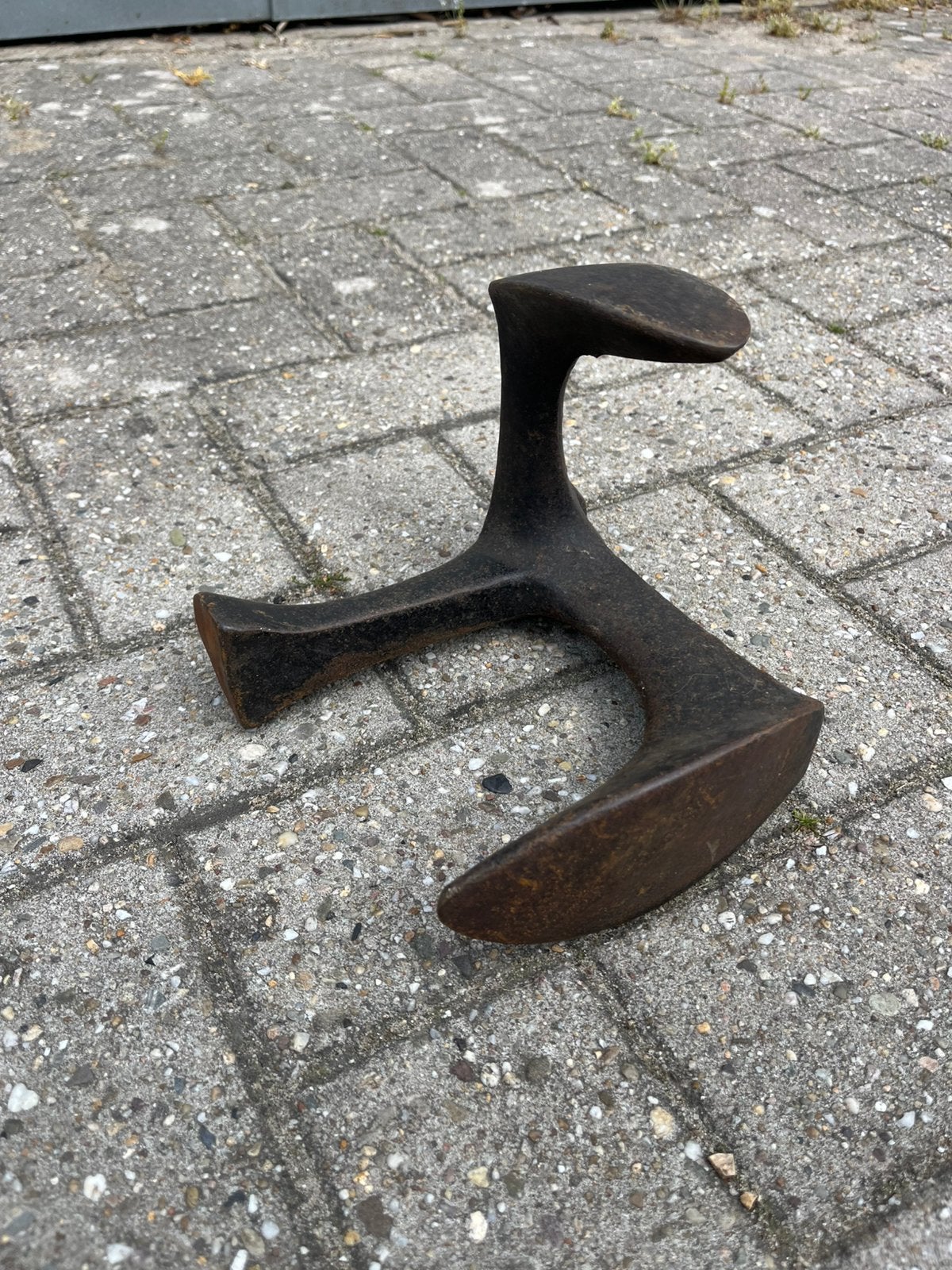 Brocante ijzeren leest, Ophalen