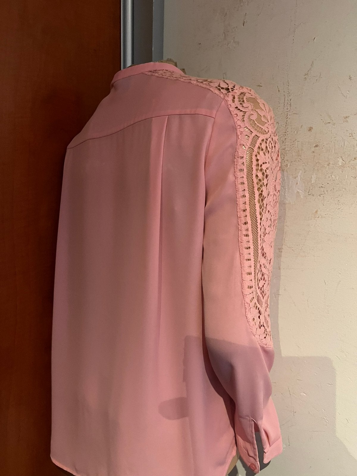 THE KOOPLES blouse met kant maat L origineel zgan roze, Kleding | Dames, D, F, Ophalen of Verzenden, Zo goed als nieuw