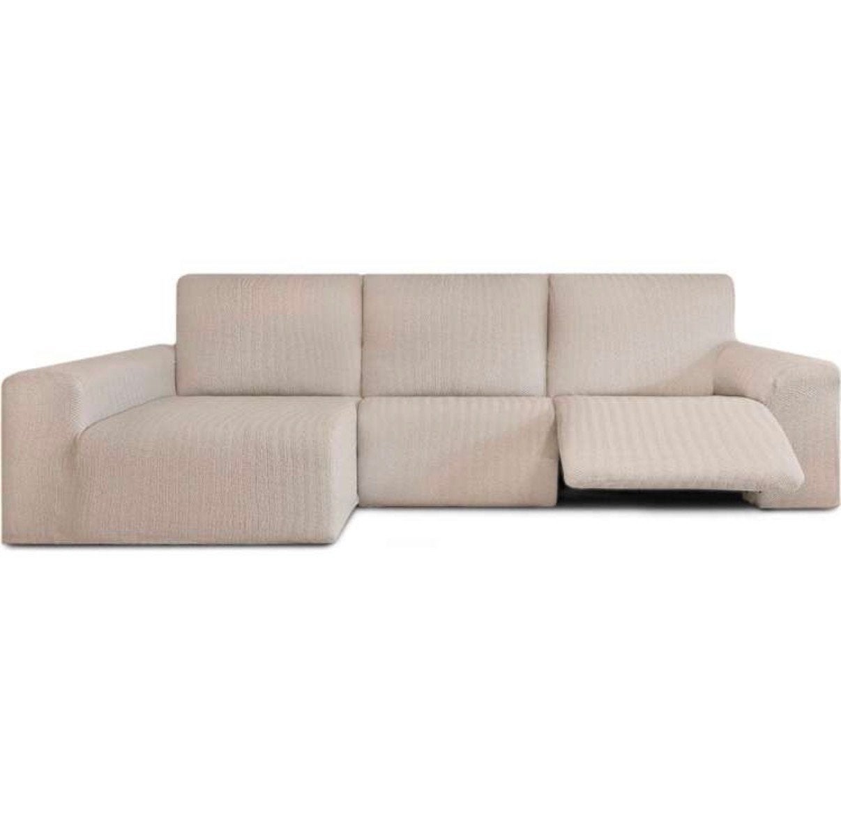 Bielastische Hoekbankhoes met Long Arm Relax, Huis en Inrichting, Banken | Bankstellen, 250 tot 300 cm, Verzenden, Hoekbank, Nieuw