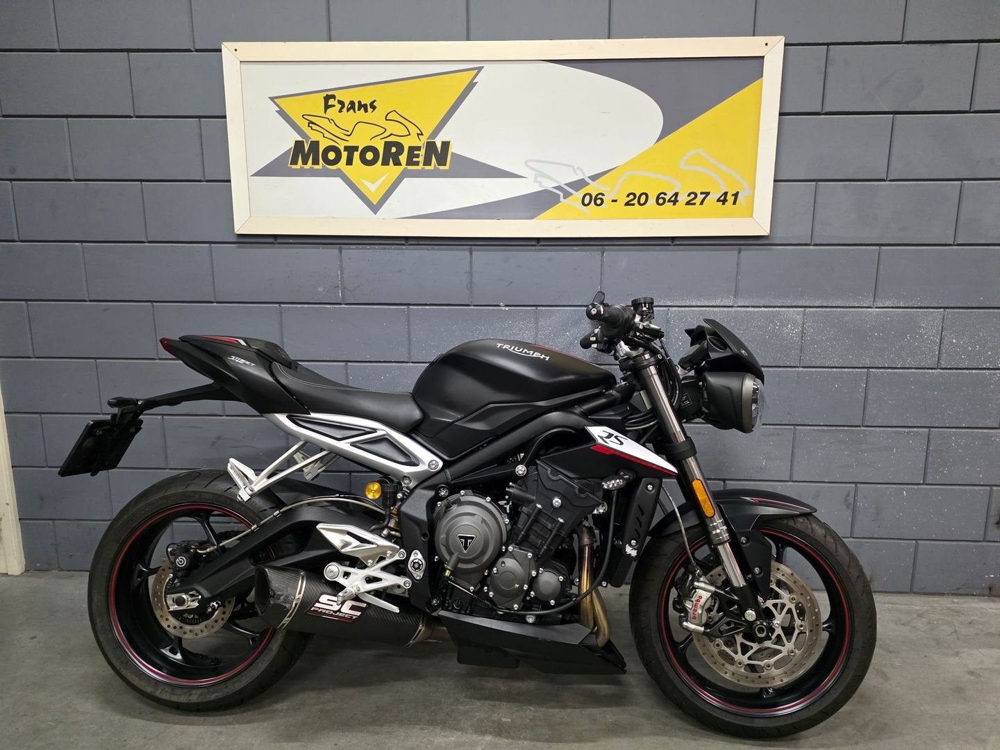 TRIUMPH STREET TRIPLE 765 RS abs 2019 lichte rijdbare schade, Onbekend, 765 cc, Onbekend, TRIUMPH