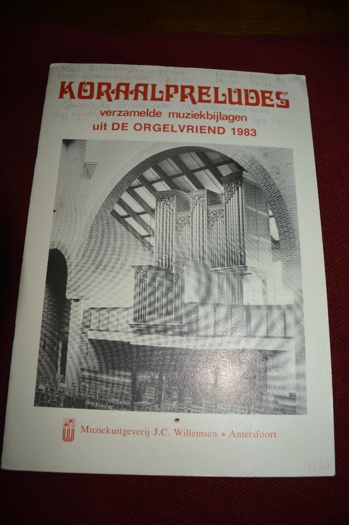 De Orgelvriend 1983, Koraalpreludes, Instrument, De Orgelvriend, Ophalen of Verzenden, Zo goed als nieuw