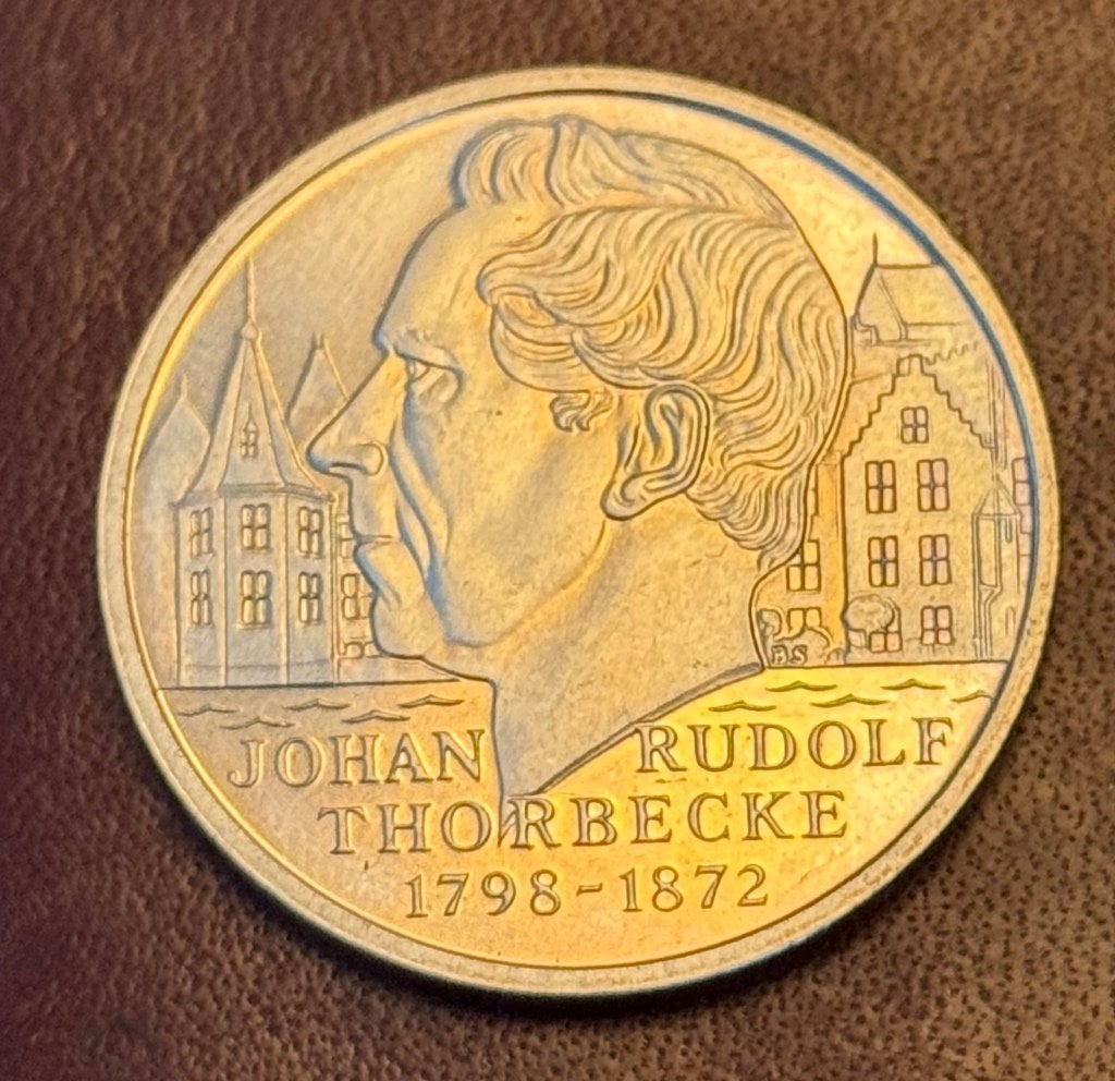 Nederland 2 x 2,5 ecu de Groot en Thorbecke, Postzegels en Munten, Munten | Nederland, Ophalen of Verzenden, Koningin Beatrix