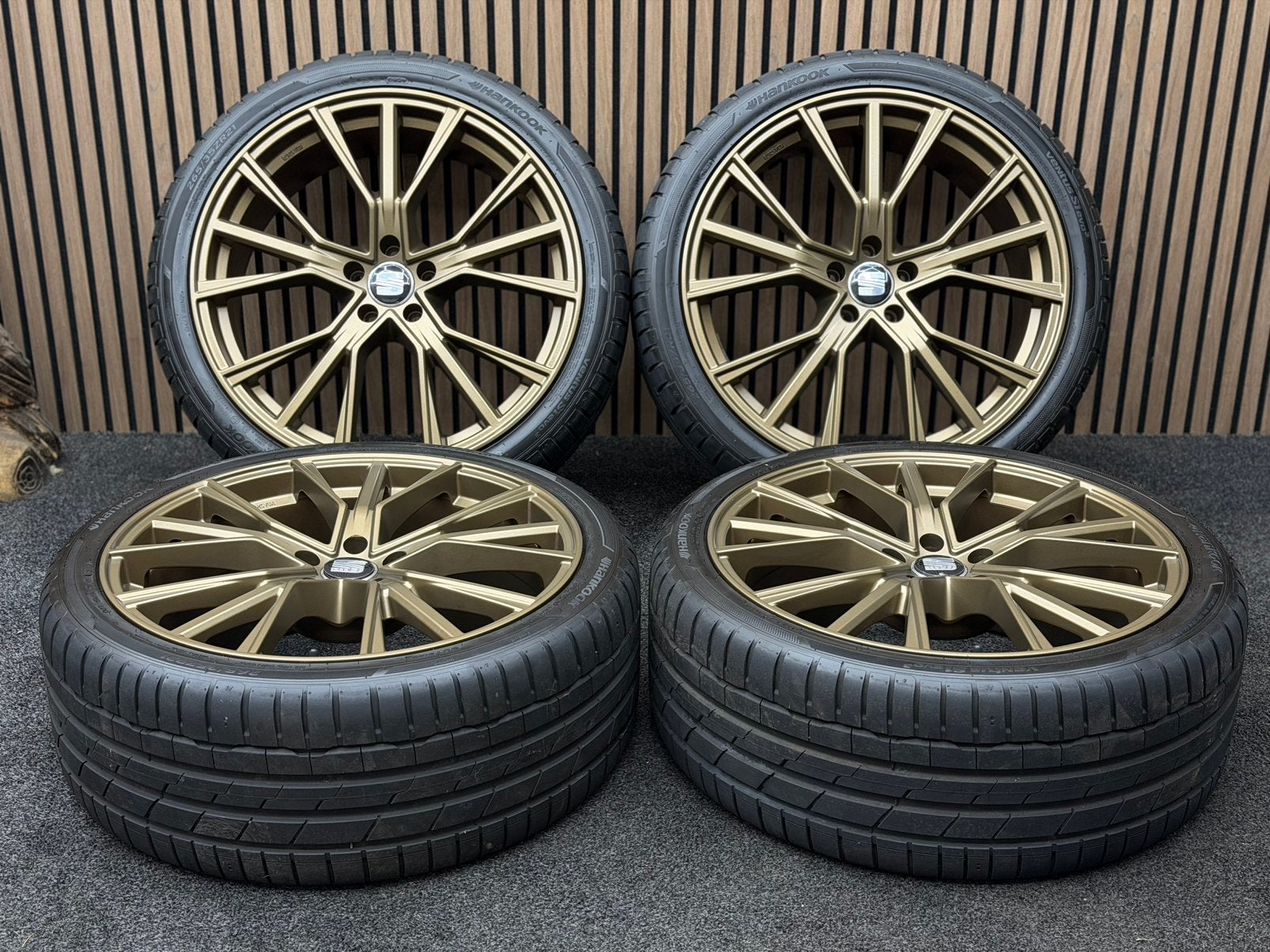 21 inch Avus AF18 - Tarraco Tiguan Kodiaq 5x112 ET30 Hankook, Ophalen, Banden en Velgen, 21 inch, .
