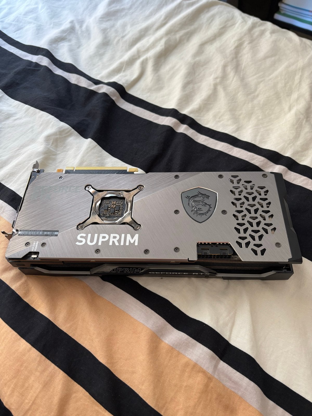 MSI GeForce RTX 3070 SUPRIM X 8GB - Uitstekende staat, HDMI, GDDR6, PCI-Express 4, Ophalen of Verzenden