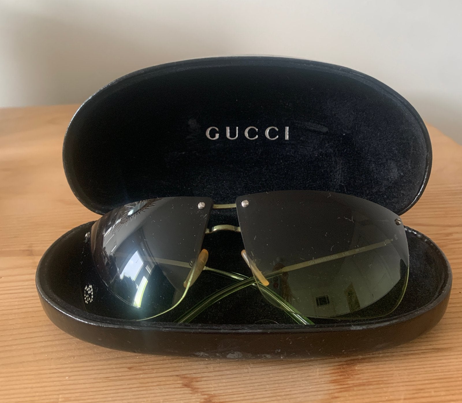 Vintage Gucci gradient zonnebril 2000’s, Overige merken, Gebruikt, Zonnebril, Ophalen of Verzenden