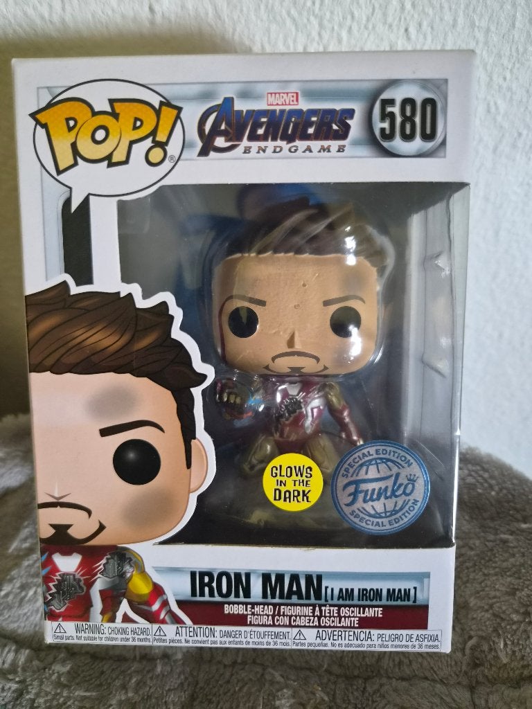 Funko Pop! Iron Man (Glow in the Dark) - Avengers Endgame, Verzenden, Nieuw
