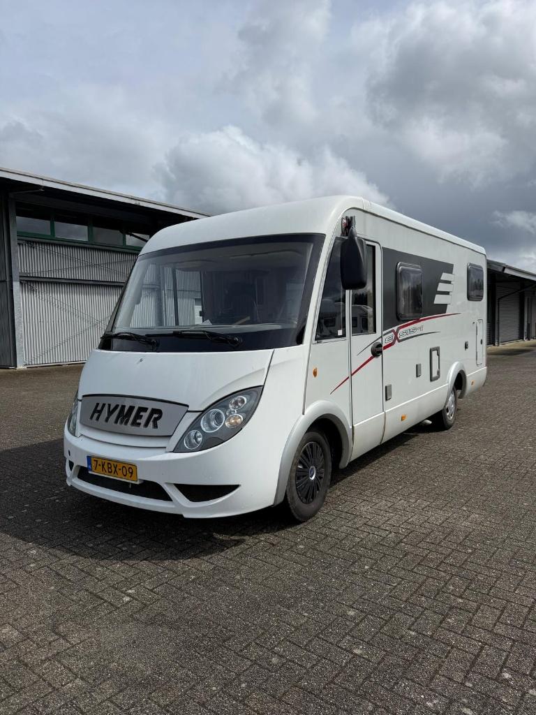 Hymer EX 562 2.2 D 2008 Grijs, Caravans en Kamperen, Campers, Integraal, Ringverwarming, Ford, Hymer