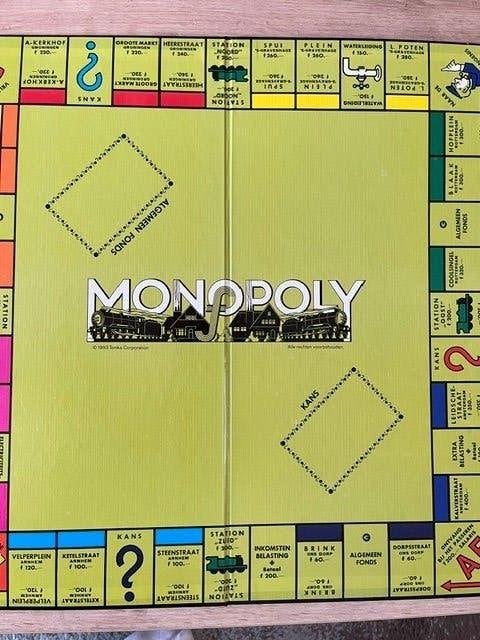 Monopoly klassiek, Drie of vier spelers, Ophalen, Zo goed als nieuw, Parker